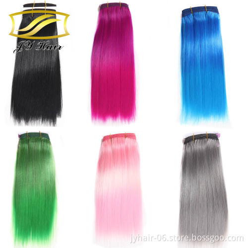 Sew in synthetic hair ombre hair weaves,two tone braiding synthetic hair,blonde white curly hair extensions